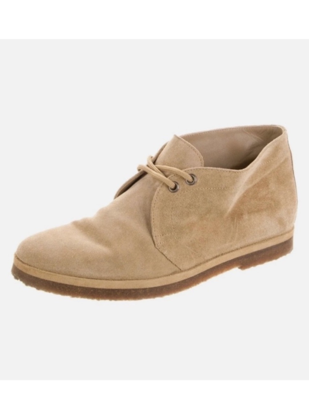 Jenni Kayne Suede Leather Desert Chukka Lace Up Ankle Booties Boots Shoes